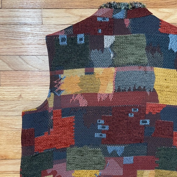 Coldwater Creek - Patchwork Vest - Picture 8 of 10
